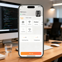 Servicios de Desarrollo de Aplicaciones Android, Freidora de Aire Inteligente Multiplataforma con Bluetooth, Control Preciso de Temperatura, Diseño Personalizable