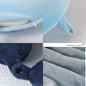 Cuscino da Viaggio per Auto in Memory Foam Morbido e Peluche, Vendita all'Ingrosso a Prezzi Convenienti - Product Image 2