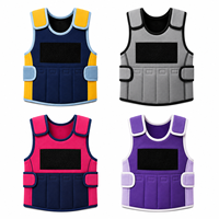 Gilet lesté pour enfants, gilet de compression pour l'intégration sensorielle, autisme, TDAH, thérapie scolaire, vente en gros, ajustable, 18 oz, en tissu
