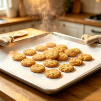 Papier sulfurisé imprimé double face sur mesure, résistant à l'huile alimentaire, pour sandwichs, biscuits, cuisson en restaurant, vente en gros, approvisionnement en vrac