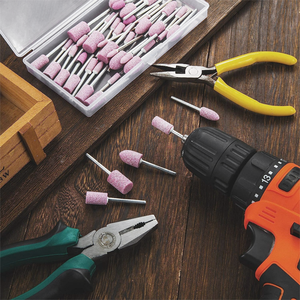 YouQi tête <span class=keywords><strong>de</strong></span> polissage en pierre montée abrasive meule meule mèches <span class=keywords><strong>de</strong></span> <span class=keywords><strong>ponçage</strong></span> tige <span class=keywords><strong>de</strong></span> 3mm <span class=keywords><strong>pour</strong></span> accessoires d'outils électriques rotatifs - Product Image 6