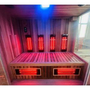Cabine <span class=keywords><strong>de</strong></span> sauna en cèdre, spa <span class=keywords><strong>de</strong></span> luxe à domicile avec poêle et pierres, expérience finlandaise authentique, design moderne, haute qualité, extérieur - Product Image 5