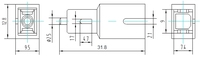 Dispositif à fibre optique de haute qualité SC/LC FBG APC/UPC filtre à réseau de fibre réflecteur de réseau optique pour FTTH