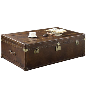 Tavolino da Caffè Quadrato Vintage Stile Metà Secolo, Tavolino Classico Retrò in <span class=keywords><strong>Legno</strong></span> <span class=keywords><strong>con</strong></span> Vano Portaoggetti per Casa, Bar, Hotel e Locali Notturni - Product Image 5