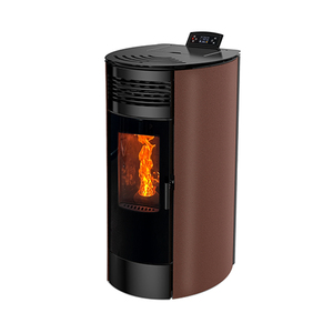 Estufa <span class=keywords><strong>de</strong></span> <span class=keywords><strong>Pellets</strong></span> <span class=keywords><strong>de</strong></span> Madera para Interiores con WIFI, Diseño Redondo Moderno KF1501A, 90% <span class=keywords><strong>de</strong></span> Alta Eficiencia, Chimenea <span class=keywords><strong>de</strong></span> <span class=keywords><strong>Pellets</strong></span> para Casa, con Certificación CE ROHS - Product Image 1
