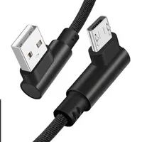 Cable micro USB de carga de sincronización de datos rápida de 2.4A para teléfonos móviles Samsung Android