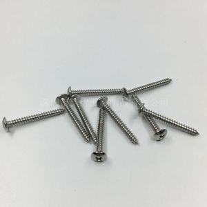 <b>M3</b> M4 M5 M6 201 Stainless Steel Phillips Head Self Tapping <b>Screws</b> Flat Round Head Metric Right Hand Class 4.8 Metal Use - Product Image 4