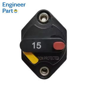 Disjoncteur de voiture 15A, interrupteur à réinitialisation manuelle pour voiture, <span class=keywords><strong>bateau</strong></span>, support étanche 32V DC pour capacité de coupure standard 2.5KA - Product Image 1