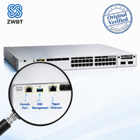Commutateur Cisco Catalyst C9300-24UX-M 24 ports MGig UPOE L3 640 Gbit/s 480G StackWise 560W/1440W PoE Budget Meraki Cloud Managed