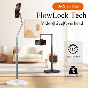 Soporte de Suelo para Teléfono y Tableta, Ajustable en Múltiples Ángulos, 360° °   Soporte Cónico Giratorio para Cama, para Pedidos al por Mayor - Product Image 6