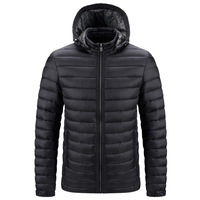 Blouson matelassé unisexe vintage hiver 25-26, léger, à capuche zippée, avec logo imprimé en silicone et motif cœur sur le devant