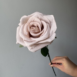 DC081 Dalian Chermy newarrivo decorazione di nozze fiore di seta rosa rosa rosa fiore artificiale all'ingrosso - Product Image 4