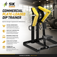 Machine à rames assises SK avec sélection de charge par broche, équipement de musculation commercial pour la musculation des dos en salle de sport