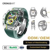 Leichte Luxus-Sportuhren für Herren Ultraleichte automatische mechanische Uhren Trendige Business-Herrenuhren