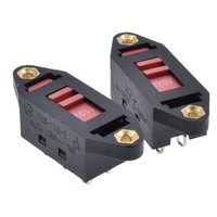 Sélecteur de tension vertical 2 positions 110V 220V 6 bornes SPDT DPDT, interrupteur coulissant électronique 12A 125V/250V Cuivre/PBT pour
