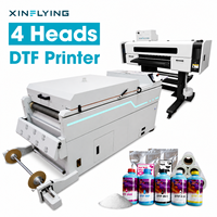 Pack Imprimante DTF XinFlying avec Logiciel et 4 Têtes I3200 pour T-shirts, Prise 110V/220V EU AU US, Livraison Rapide