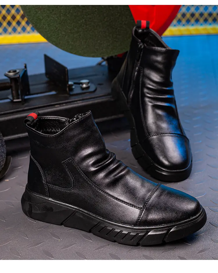 SAFETYLEADERS Kaisar Safety Kokoh Sepatu Kerja Sepatu Logam Yang Disesuaikan Gratis Konstruksi Terbaik