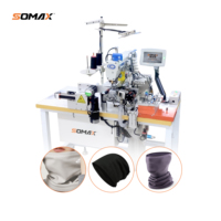 Haute vitesse SOMAX SM-07S automatique sous-vêtements bas de jambe ourlet petite taille Interlock Machine à coudre prix