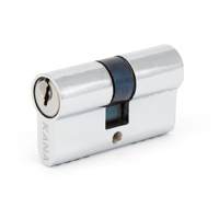 Serrure de porte à double cylindre profil européen Samhoo 30/30 35/35mm, anti-effraction, anti-perçage, haute sécurité