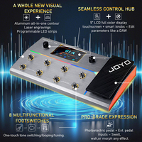 Processeur multi-effets pour guitare JOYO GEM BOX K8, effets de delay et de réverbération, pédale d'expression, looper stéréo 60 secondes, 400 emplacements de préréglages.