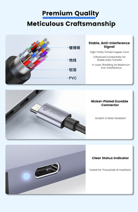 Base de Conexión USB C 5 en 1 SYONG, Puertos USB 3.0 4K * 3, Entrega de Energía PD de 100 W, Cable de Cobre Estañado para <span class=keywords><strong>Anker</strong></span> HP ODM/OEM - Product Image 5