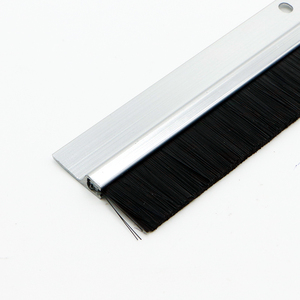 Joints <span class=keywords><strong>de</strong></span> <span class=keywords><strong>bas</strong></span> <span class=keywords><strong>de</strong></span> <span class=keywords><strong>porte</strong></span>, bandes d'étanchéité, profilés en alliage d'aluminium marron et bandes <span class=keywords><strong>de</strong></span> <span class=keywords><strong>brosse</strong></span> en PP noir, coupe-tirage - Product Image 4