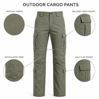 Pantalon de chasse tactique Expedition, pantalon cargo multi-poches, imperméable, séchage rapide, pour l'extérieur