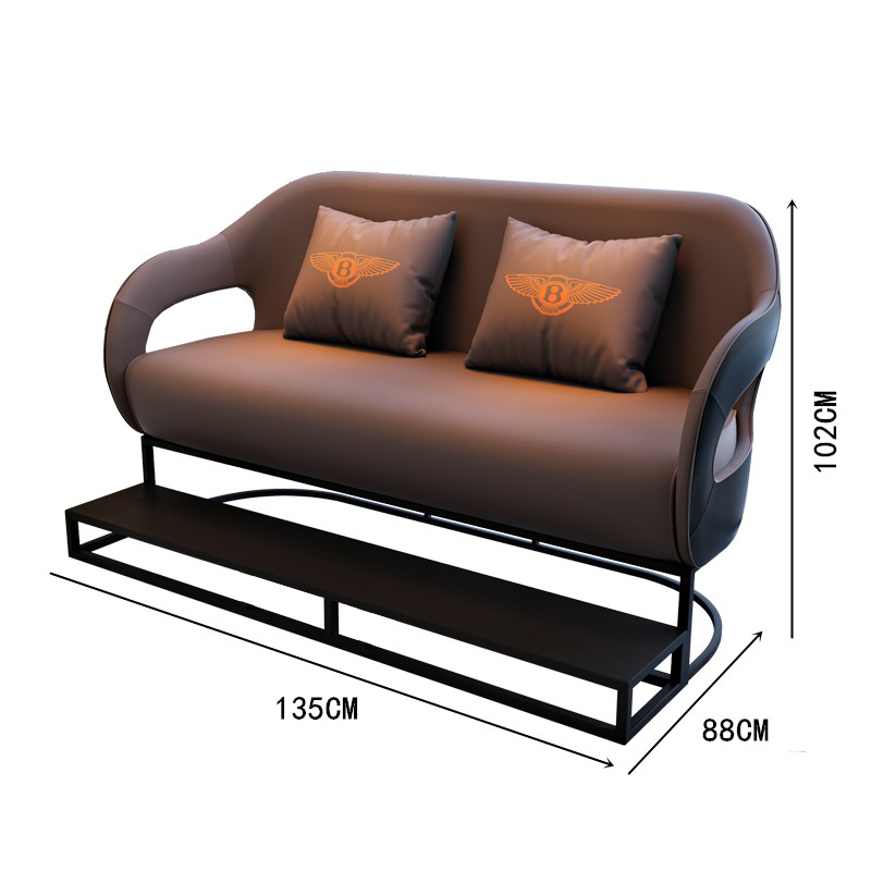 Siège double (marron)