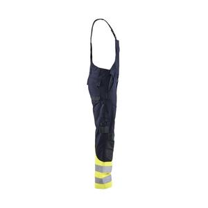 BLAKLADER - 288815128933D96 Pantalon à bretelles inhérent Multinorm Bleu marine/Jaune haute visibilité-VÊTEMENTS DE TRAVAIL RÉSISTANTS AUX FLAMMES EAN 7330509809426 - Product Image 3