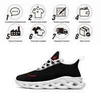Chaussures de course à semelle lame style gothique personnalisées avec impression à la demande, graphiques sur mesure OEM/ODM pour hommes et femmes FN003-26025002-8