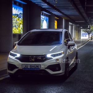 ชุดไฟหน้า Jushun Honda Fit แบบ 4 เลนส์ LED พร้อมไฟวิ่งกลางวัน สำหรับรถยนต์ Fit GK5 ปี 2014-2020 - Product Image 3