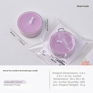 Bougies chauffe-plat artisanales écologiques en gros pour Noël, <span class=keywords><strong>d</strong></span>écoratives pour la maison, sans flamme, 4 heures de combustion, en <span class=keywords><strong>cire</strong></span> de soja et <span class=keywords><strong>cire</strong></span> <span class=keywords><strong>d</strong></span>'<span class=keywords><strong>abeille</strong></span>, parfumées, petites - Product Image 4
