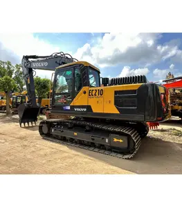 Alta calidad de segunda mano Volvo 210DL EC220 EC240 máquina hidráulica sobre orugas 21 toneladas usado Volvo excavadora