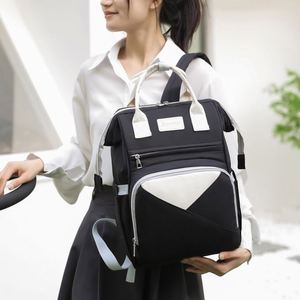 Portable Outdoor Mommy Backpack Large Capacity Baby Diaper Supplies <b>Storage</b> Bag - Product Image 1