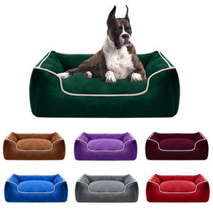 Cama para mascotas impermeable con fondo antideslizante de gamuza de lujo cama para mascotas de espuma viscoelástica de alta calidad con estilo de sofá con cremallera - Product Image 6