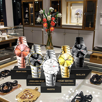 Nouvelles montres de couple tendance, double calendrier, alliage diamanté, montres pour homme et femme, mouvement à quartz, montres pour couples
