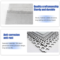 Tôle perforée sur mesure en acier inoxydable - Maille métallique à trous ronds, carrés, hexagonaux, ovales, épaisseur 0,5 mm-20 mm, Usine certifiée ISO 9001