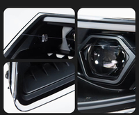 Paires de phares avant pour VW Touareg 2007 2008 2009 2010, conversion complète LED pour une meilleure visibilité nocturne