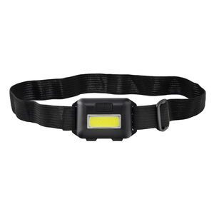 Lampada frontale a LED con fascia regolabile, 120 lumen, 3 modalità, cinturino regolabile, 3 batterie AAA incluse - Product Image 1