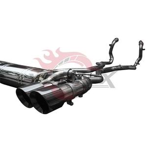 Échappement Catback Vortex SS304 pour BMW X5M X6M F85 F86 4.4T V8 Système Valvetronic avec embouts quadruples noirs brillants Performance - Product Image 4