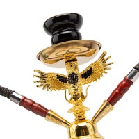 Tige de bâton Laziza Megahed Portable narguilé en gros cristal vague bouteille fleur narguilé ensemble narguilé Huka Vandpibe Vannpipe
