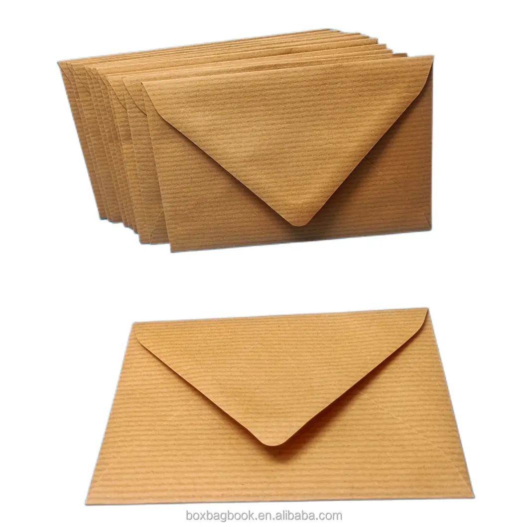 Enveloppes en papier Kraft RTS SUNSHINE, lot de 50 enveloppes en papier B5 B6 C5 C6 C7 DL ZL, taille personnalisée, cartes de vœux postale rigide, emballage de courrier,