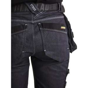 BLAKLADER - 799011418999C34 Pantalones artesanos para mujer X1900 stretch Azul marino/Negro-PANTALÓN DE TRABAJO EAN 7330509522349 - Product Image 4