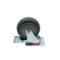 TPR frein pivotant 3 "roulettes prix usine roulettes chariot roues panier roue rotative roulette à usage moyen