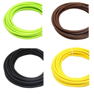 Cổ Điển Bện Dây Điện Bông Dệt Dây Điện Với Màu Dệt Vải Anh/EU/Cn Cắm Tiêu Chuẩn Cho Đèn Bàn - Product Image 2