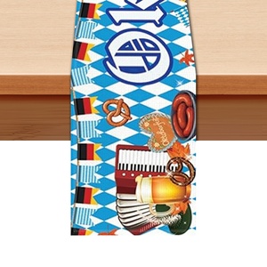 Oktoberfest 13 X 72In tovaglia <span class=keywords><strong>di</strong></span> <span class=keywords><strong>lino</strong></span> stampato ciao autunno decorazione del tavolo da pranzo della famiglia tecnica tessuta per uso domestico - Product Image 2