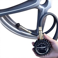 Testeur de pression des pneus numérique haute précision, moniteur de gonflage, résistant aux chocs, en métal, dégonflage simple