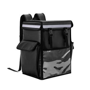 Sac à dos isotherme réglable pour livraison de repas avec séparateurs intérieurs, étanche, pour vélo, avec panneau solaire, cadeau promotionnel - Product Image 1
