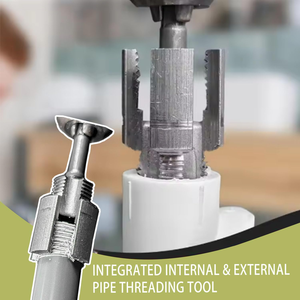 2 cái tích hợp nội bộ & bên ngoài ống threading công cụ, trượt tuyết Ống threading công cụ, PVC Ống Chủ Đề Công cụ cắt cho khoan điện - Product Image 2