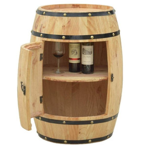 Baril décoratif <span class=keywords><strong>de</strong></span> <span class=keywords><strong>vin</strong></span> en bois massif, morden naturel <span class=keywords><strong>de</strong></span> grande capacité, rangement <span class=keywords><strong>de</strong></span> <span class=keywords><strong>vin</strong></span> - Product Image 6